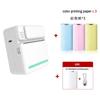 Mini impresora portátil de gran oferta transfronteriza, inalámbrica, conectable a teléfono móvil, pequeña impresora fotográfica adhesiva para el hogar.