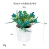 Más de 100 Tipos de Flores Artificiales y Plantas Verdes, Combinaciones de Plantas Artificiales en Maceta de Plástico, Flores Artificiales de Venta Caliente Transfronteriza, Mini Bonsáis Artificiales, Fuentes de Suministro