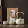 Nueva taza de té de cerámica celadón estilo chino, taza de té antiquemaduras para té kung fu, adecuada para agasajar invitados y ceremonias de té de oficina