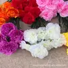 Simulación de clavel individual Regalo Día de la Madre flor artificial tela de seda accesorios flores falsas mayoreo y menudeo