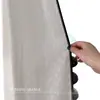 Nuevo hilo jacquard en relieve suave crema transparente opaco color sólido sombreado ventana pantalla sala de estar flor diamante hilo francés