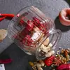 Venta al por mayor de fábrica tarro de vidrio sellado botella transparente para pepinillos tarro para pepinillos tarro de almacenamiento sellado para cereales de uso doméstico