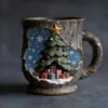 Coleção de Canecas Temáticas de Natal Transfronteiriças Canecas Temáticas de Natal Copos de Aço Inoxidável
