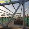 Sistema de instalação de suporte de garagem fotovoltaico para estacionamento solar resistente à corrosão e à liga de alumínio à prova de choque
