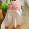 Venta al por mayor de fábrica Nuevo ramo de flores de rosa con pedrería de alta calidad para novia, dama de honor, boda coreana, generación de cabello