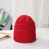 Gorro de punto con placa de luz de estrella de cinco puntas, versión coreana de gorro de lana grueso y cálido, venta al por mayor de fábrica, gorro de punto para otoño e invierno