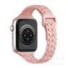 Pulseira de relógio de silicone de três contas para cintura pequena, adequada para Apple Watch 9 10 S11 iWatch Ultra, pulseira de pulso estilo ultrafino