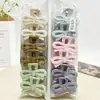 Material de PC que no se rompe, Pinza para el cabello grande de cinta con cadena, Pinza para el cabello para la ducha, Pinza para el cabello de moda para la parte trasera de la cabeza, Venta al por mayor de fábrica