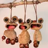 [Pingente de Bolsa de Casca de Fruta que Faz Som] Chocalho de Casca de Fruta Natural Kit de Material DIY Sino dos Ventos Pronto Sementes de Plantas