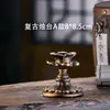 Ornamentos de Castiçal Europeu Antigo Desgastado Adereços para Fotografia de Fotos Fundo Decoração de Casa Exibição para Fotos Clássico Antigo