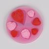 Molde de Silicona DIY con Forma de Corazón Molde de Silicona Líquida Arcilla Suave Jabón Hecho a Mano L1015