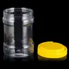 Frasco transparente de plástico PET de alta capacidad, sellado, boca ancha y fácil de limpiar, apto para alimentos, para almacenar productos secos, pistachos y nueces