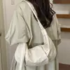 Ruien 2026 Otoño Nuevo Nicho Alto Estilo Bolso Plegado Tipo Empanada Gran Capacidad Bolso Cruzado de Hombro Único Bolso para Viajes Diarios de Mujer
