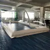 Capa de piscina inflável transfronteiriça para piscina de água externa em casa, tenda transparente à prova de poeira e detritos, capa protetora contra mofo e qualidade da água, mofo