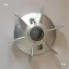 Y motor aspa de ventilador de aluminio 80 90 100 112 132 160 180 200 núcleo de aluminio impulsor de ventilador de refrigeración