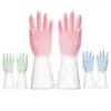 Guantes de Limpieza para Tareas Domésticas para Mujer, Uso en Cocina, Talla Grande, Duraderos, Guantes Domésticos para Lavandería y Lavavajillas, Guantes Protectores Impermeables de Látex
