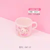 Sanrio Hello Kitty Vajilla Infantil Mesa para Niños Hogar Bol para Comida de Bebé Plato con Compartimentos Impermeable Antiescaldados Forma de Plato Taza de Leche