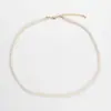 Collar de Perlas Redondas de Alta Calidad para Mujer, Clásico y Sencillo, Cadena Versátil para la Clavícula, Accesorio de Cuello de Moda y Elegante