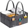 Nueva Bolsa de Almacenamiento de Gran Capacidad, Bolsa de Fieltro para Pañales, Bolsa Organizadora de Viaje para Bebé Mamá, Bolso de Mano, Bolsa de Viaje