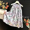Vestido sin mangas para niña, Vestido de princesa de verano estilo coreano para bebé, Vestido tipo chaleco, Vestido de tirantes floral elegante para niños