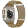 Adequado para Pulseira de Relógio Apple iWatch S12 Applewatch Loop Alpino de Duas Seções Pulseira de Nylon Ultra4