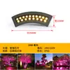 Atacado de fábrica luz de inundação em anel LED lâmpada de árvore à prova d'água para exterior 18W iluminação de paisagem de engenharia externa luz de projeção