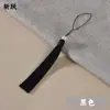 Fleco de Borlas Vintage con Perlas de Imitación 12 cm Borlas Rectas Colgantes de Estilo Antiguo para Hanfu Borla de Fleco para Cortina de Nudo Chino