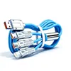 Cable de Datos de Carga Rápida One-drag-three Adecuado para Apple Huawei Carga Súper Rápida Cable Cargador Multifuncional para Coche Tres en Uno