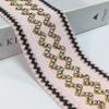 Directo de fábrica cinta de encaje de diamantes de 7 cm estilo nacional accesorios de ropa de comercio exterior nacional ingredientes