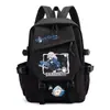 Mochila de Dibujos Animados Anime Tiburón Chica Gawr Gura, para Niños y Niñas, Estudiantes de Primaria y Secundaria, Gran Capacidad, Bolso Escolar Casual