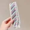 Estilo Perezoso Floral Tejido Velcro para Mujer Flequillo Dulce Adhesivo Elegante Aro para el Cabello sin Presión Diadema de Gama Alta Tocado