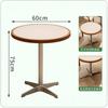 Mesa e Cadeiras de Jantar Modernas Minimalistas, Conjunto de Mesa e Cadeiras de Jantar Ocidental Leve, Mesa e Cadeiras Simples Estilo Coreano para Cafeteria de Chá com Leite e Café