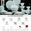 Juego de Vajilla de Porcelana Exquisita de Jingdezhen, Porcelana Verde Sombría, Tazón y Plato "La Fortuna Está Ante Tus Ojos", Regalo de Lujo Ligero para el Hogar, Regalo de Inauguración