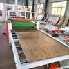 Panel de panal de aluminio y plástico de piedra SPC chapa piel de aluminio cuero ignífugo adhesivo hot melt de PU pegatina plana máquina laminadora de paneles de pared
