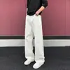 Pantalones Meillard jeans marrones retro americano corte limpio pierna recta micro campana pantalones largos hombre pierna recta pantalones largos