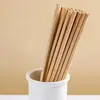 Novos Hashis de Bambu e Madeira para Catering Uso Doméstico na Cozinha Hashis de Bambu Sem Pintura e Sem Cera Hashis Carbonizados de Alta Qualidade para Uso em Hotéis e Restaurantes