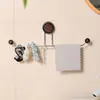 Prateleira de sucção para banheiro para elásticos de cabelo, acessórios de cabelo, presilhas de cabelo, tiaras e cordas de cabelo; uma ferramenta de armazenamento de joias para banheiro doméstico