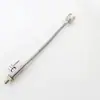 Grifo de Cocina de Acero Inoxidable 304 Grifo Universal Horizontal de una Sola Agua de Acero Inoxidable Grifo Giratorio para Fregadero Cepillado