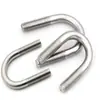 Pernos en U Engrosados para Fijación de Tuberías en Chasis de Vehículos, Acero al Carbono Galvanizado Estándar Nacional, Accesorios de Sujeción Antideformación