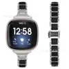Correa para Reloj Inteligente Fitbit Versa3/4/Sense2 Cinturón Acero Inoxidable Cerámica Versa4