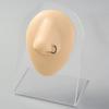 Anillo nasal no perforado de acero inoxidable, nuevo, para eBay, Amazon y AliExpress, con clip nasal falso, personalizado.