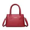 Bolso tote transfronterizo nuevo, con estampado de lichi, de gran capacidad, moderno, minimalista y ligero, para ir al trabajo y uso diario, con color sólido y diseño de doble capa, para mujeres