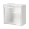 Caja de Almacenamiento de Baño Montada en la Pared con Tapa abatible Caja de Almacenamiento sin Taladrar Algodón Desmaquillante Bastoncillos de Algodón Gomas para el Cabello Organizador de Labiales