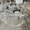 Tanque de acrílico transparente selado a vácuo, barril de vidro orgânico para desespumar e desespumar, barril com vedação de pressão negativa, detector de vazamento, personalizado