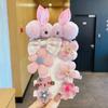Accesorios para el cabello para niños, pinzas para el cabello populares en Internet, pinzas para el cabello de conejo para niñas, lindas pinzas de flores de princesa para niñas, tocados para bebés