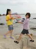 Novos sapatos de vadeio infantis para atividades ao ar livre transfronteiriças, sapatos de fitness, esportes, yoga, sapatos de praia respiráveis e antiderrapantes para vadeio, sapatos de natação