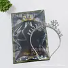 Cartas Europeias e Americanas Meu Aniversário Faixa de Cabeça de Aniversário Acessórios de Cabelo Pedras Strass Metal Headwear Deusa Faixa de Cabeça para Festa de Aniversário