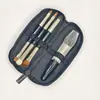 Bolsa de Cosméticos de Cuero de Poliéster Personalizada, Estuche para Lápices, Bolsa con Cremallera, Bolso de Mujer de Venta Caliente, Bolsa de Almacenamiento para Brochas de Maquillaje al por Mayor, Bolso para Dama