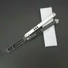 Aleación de Aluminio tiburón V4 cuchillo mariposa CSGO juguete de entrenamiento cuchillo plegable de balanceo sistema de manga del eje abridor de botellas sin hoja abierta