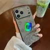 Funda de Teléfono Móvil Gengar Láser de Gamuza Adecuada para Iphone17 Cubierta Protectora Anticaídas con Columna para Lente Todo Incluido Apple 16